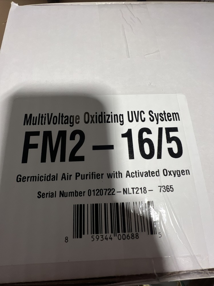 Dynamic Oxidizing Germicidal UVC Air Purifier Fixed Mount Single Or Dual Lamp