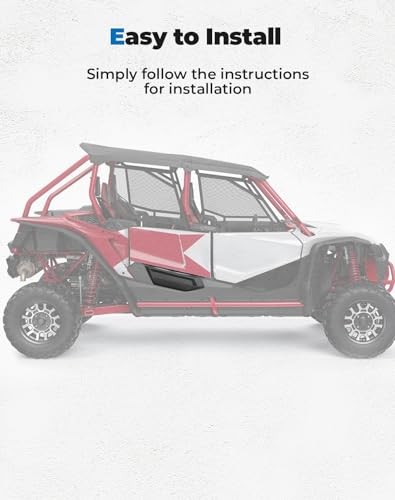 UTV Lower Door Panels, Plastic Doos Inserts Compatible with Talon 1000X
