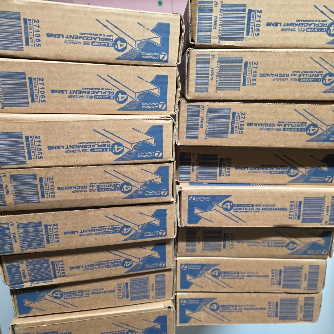 Lithonia Lighting Dsb48 Replacement Lens, 48" L X 8" W, For Sb Series, Acrylic,