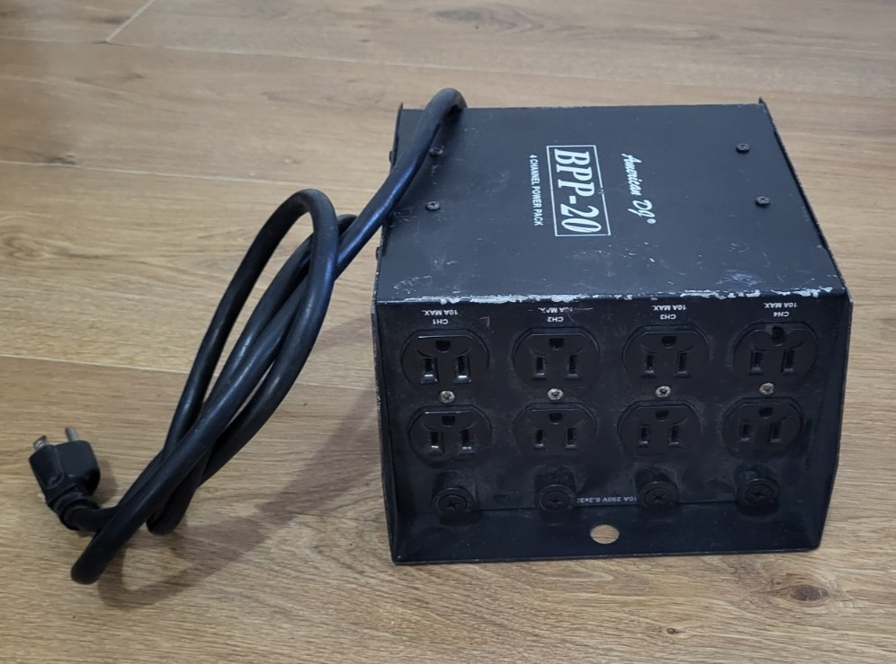 American DJ BPP-20 4 Channel Lighting Power Pack