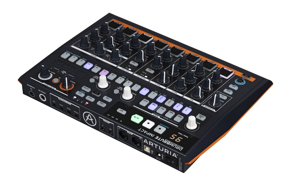 Arturia DRUMBRUTE IMPACT Analog Drum Machine w/USB MIDI Interface