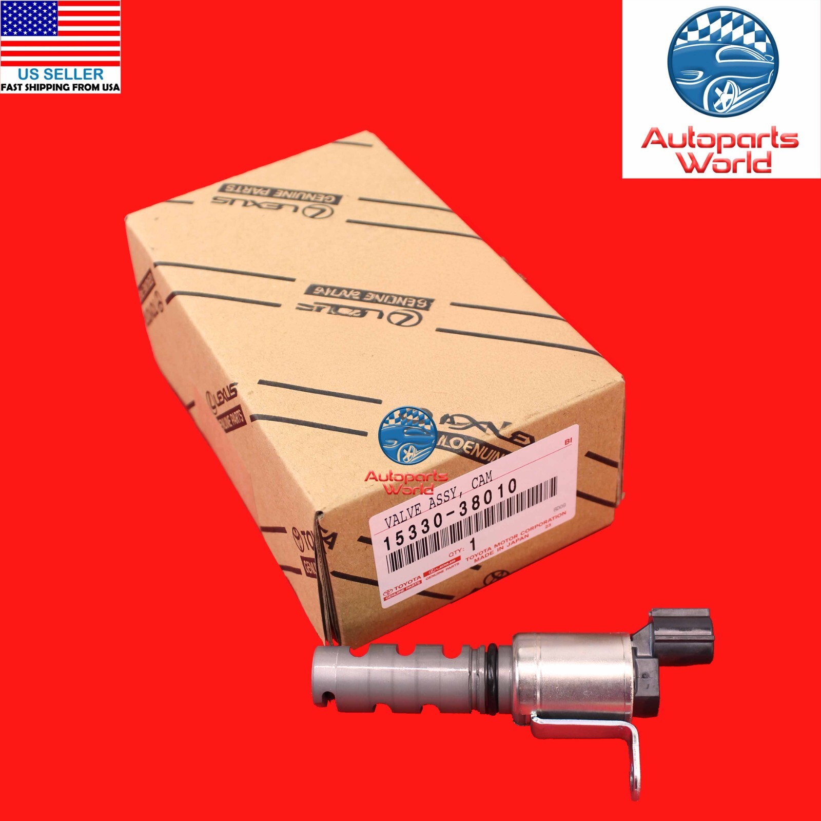 GENUINE TOYOTA 4RUNNER SEQUOIA LEXUS CAM TIMING OIL CONTROL VALVE 15330-38010