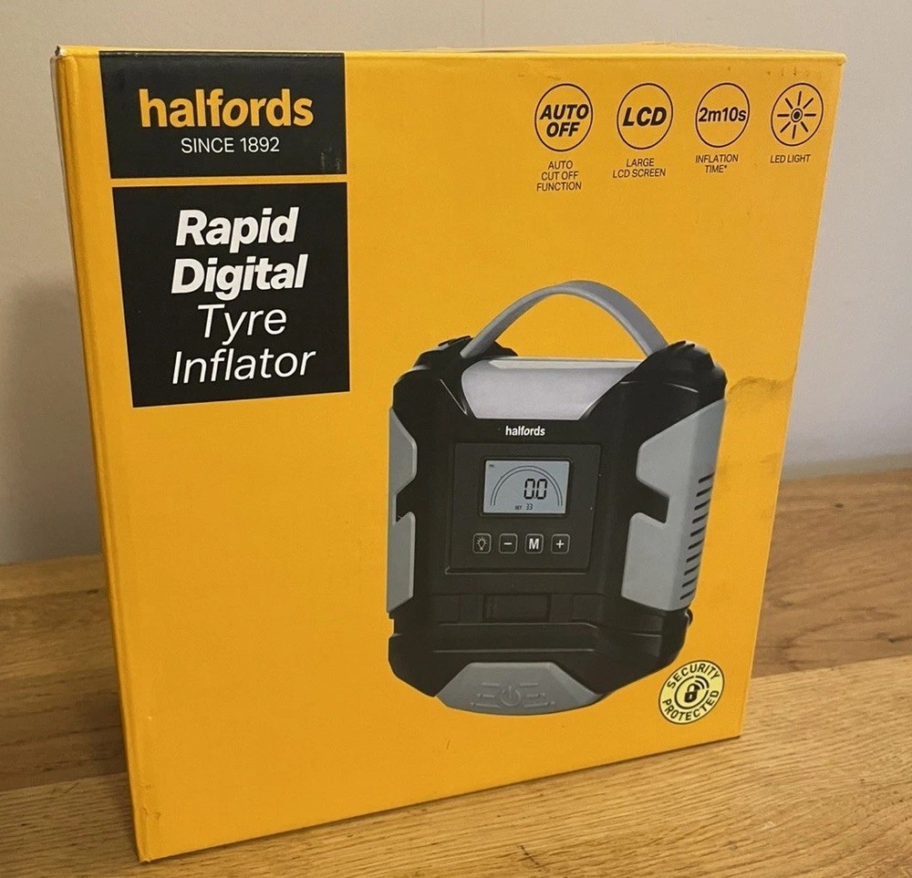 Halfords 514374 Rapid Digital Tyre Inflator