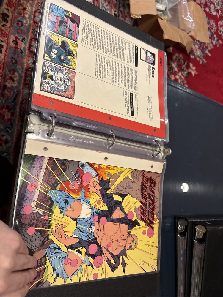Comic Book Bio Binder