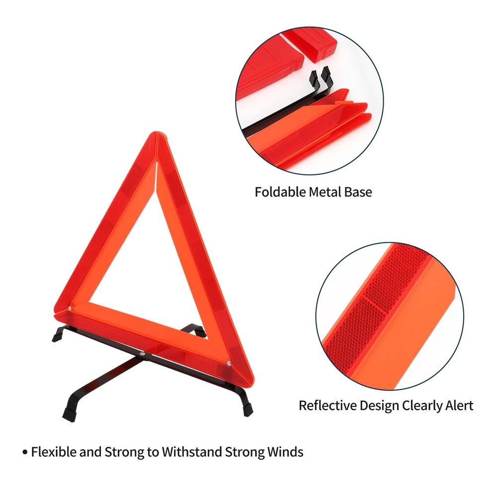 Safety Warning Triangle, Triangular Road Stop Sign