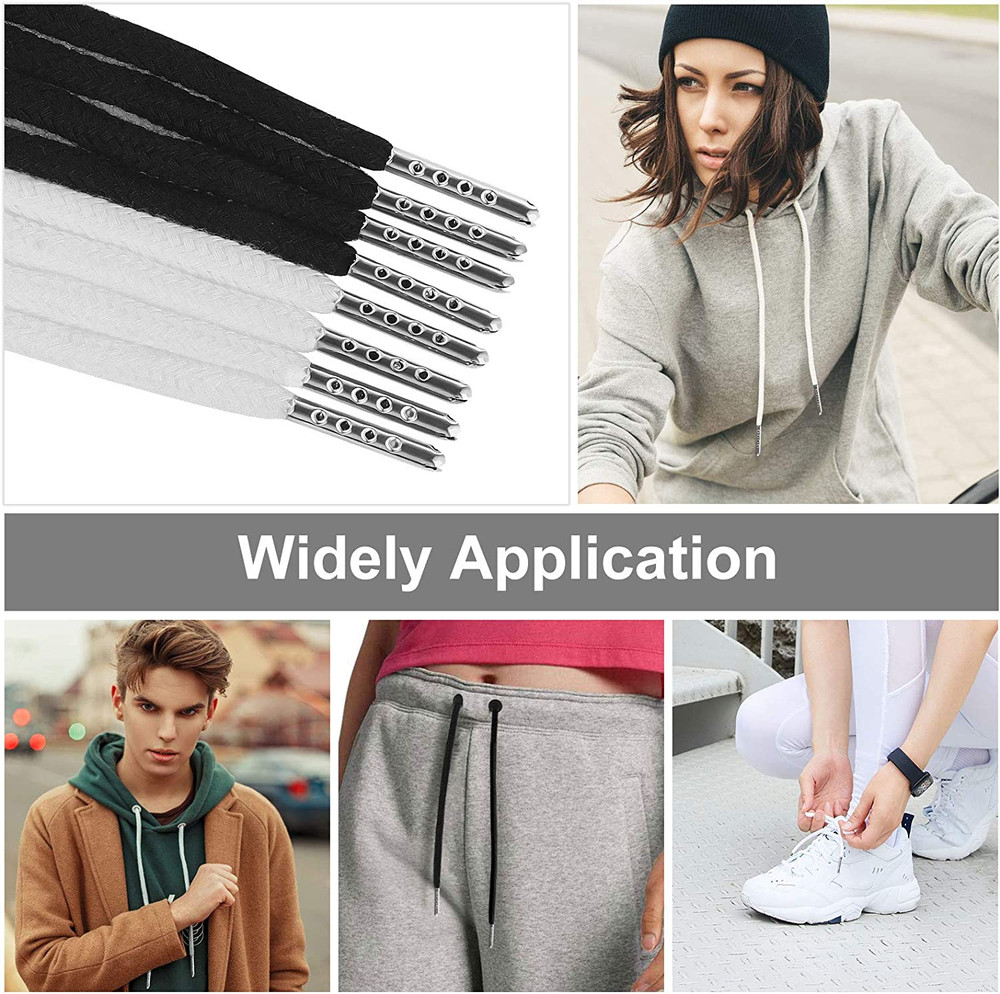 12PCS Drawstring Cord, 57 Inch Drawstring for Sweatpants, Drawstrings Replacemen