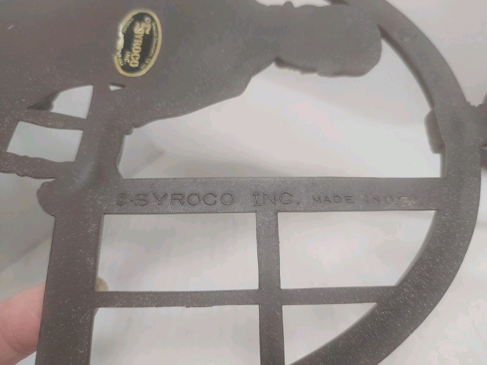 Vintage Syroco Pair Of Colonial Couple Wall Plaque Decor 1970s