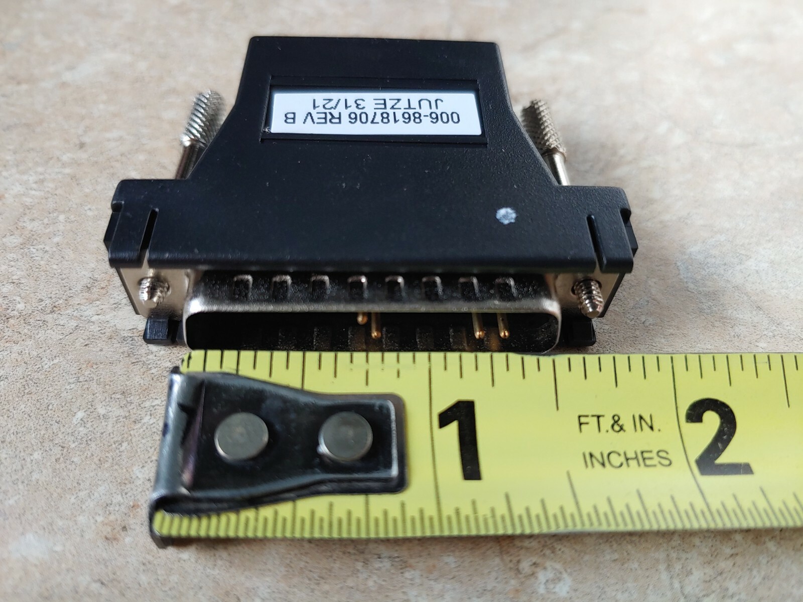 NCR DB25 RS-232 Serial Port to RJ45 Cat5 Adapter Fits EPSON & Bixolon Printers
