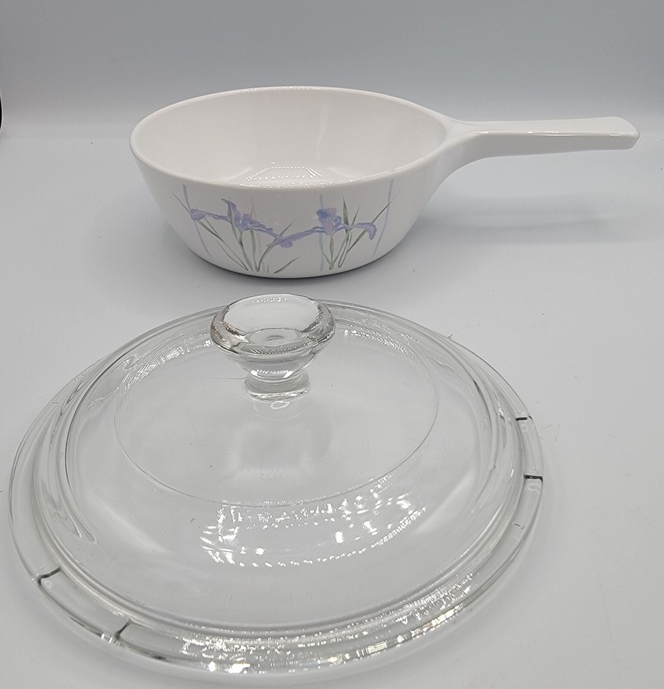 Corning Ware Shadow Iris 0.5 L Pot With Lid. EC