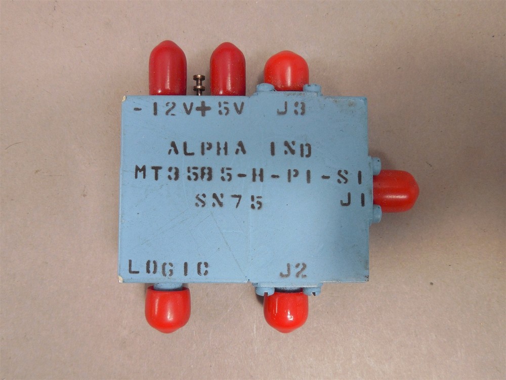 Alpha MT3585-H-PI-SI Microwave RF Switch NEW