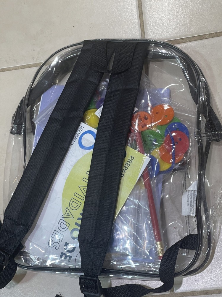 KAPLAN Early Learning Buttons & Spools Lacing School Readiness Backpack Set 4+