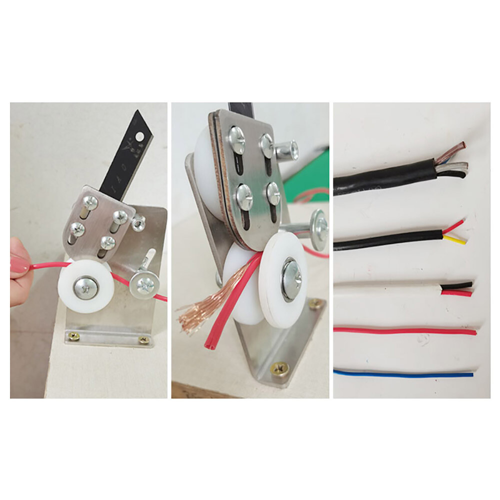 Manual Wire Stripping Machine Mini Waste Cables Stripper Cable Peeling Amo#
