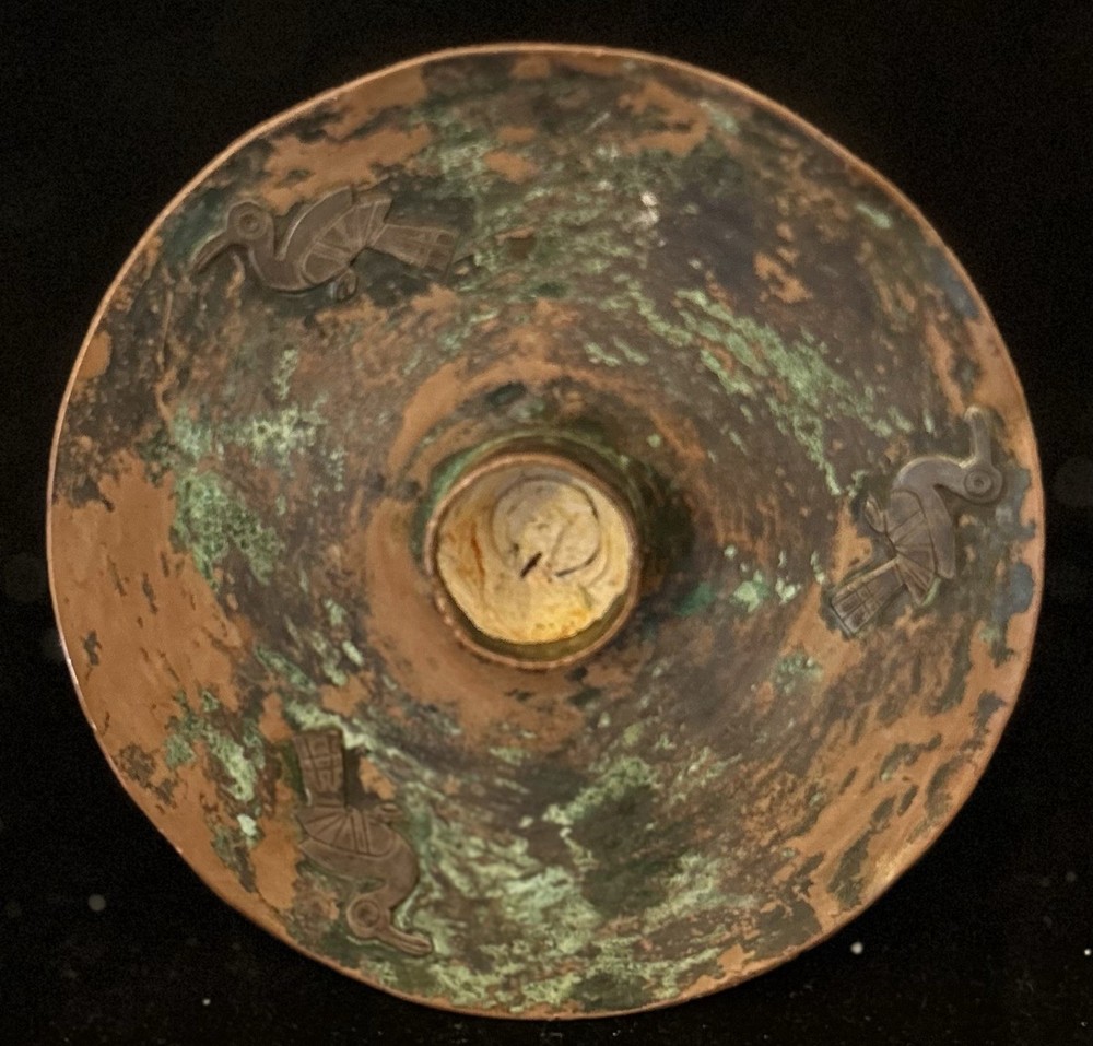 5 Piece Copper & Silver (?) Set Peruvian (?)