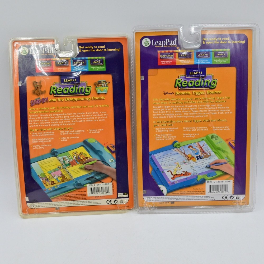 LeapPad Interactive Scooby Doo Disappearing Donuts & Bounce Tigger Bounce