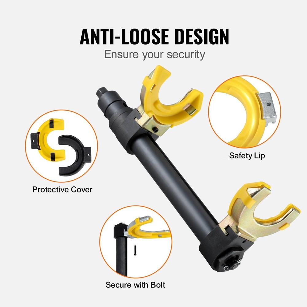 Spring Compressor Set 333lb with Interchangeable Forks & Protective Sleeve