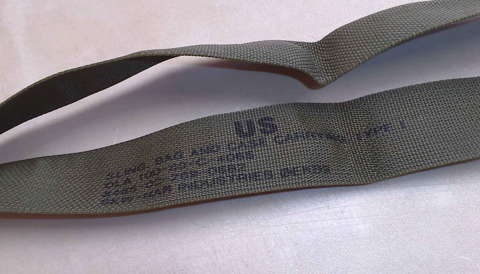 USGI OD Green Nylon 2 Quart Canteen Map Case Bag Adjustable Shoulder Strap Sling