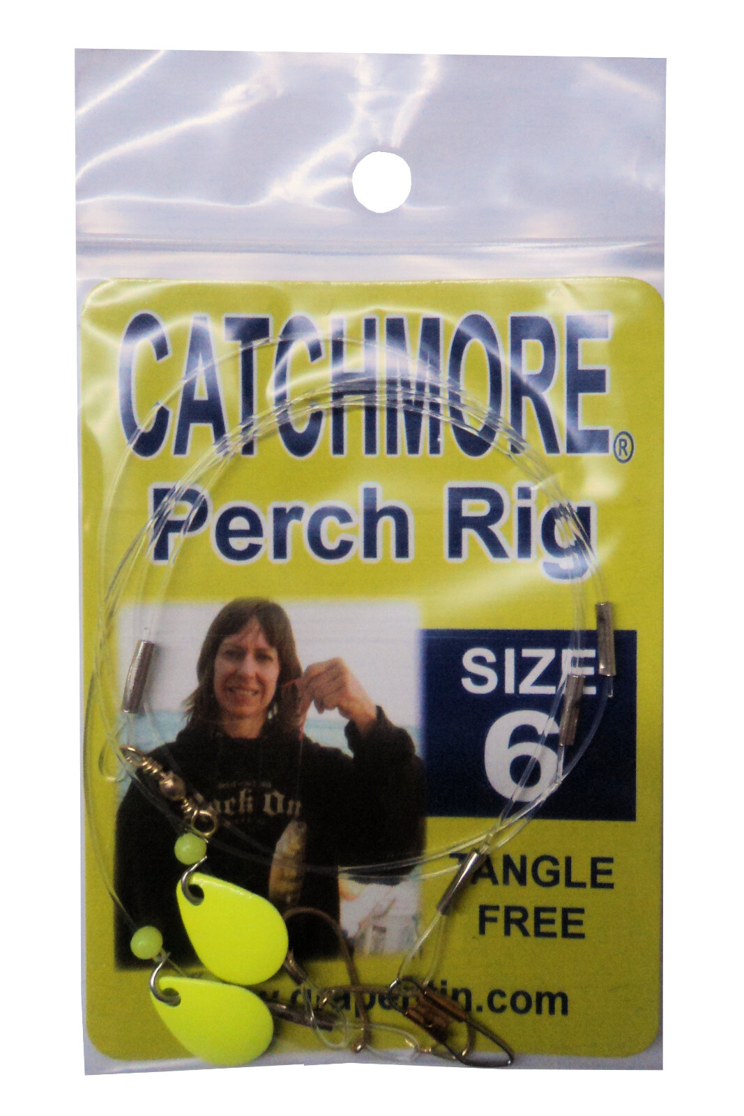 Catchmore Perch Rigs, THREE Packs of Same Color/Size, Tangle-Free, Gamefish #PR