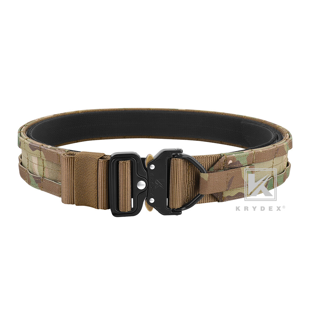 KRYDEX Tactical Belt 1.75 inch Heavy Duty Rigger Belt D-ring Quick Release Nylon