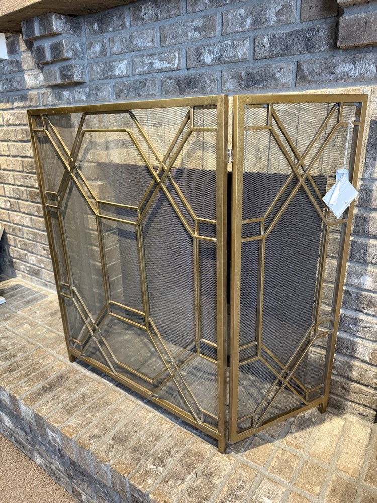 Uttermost Rosen Gold Fireplace Screen - 18707