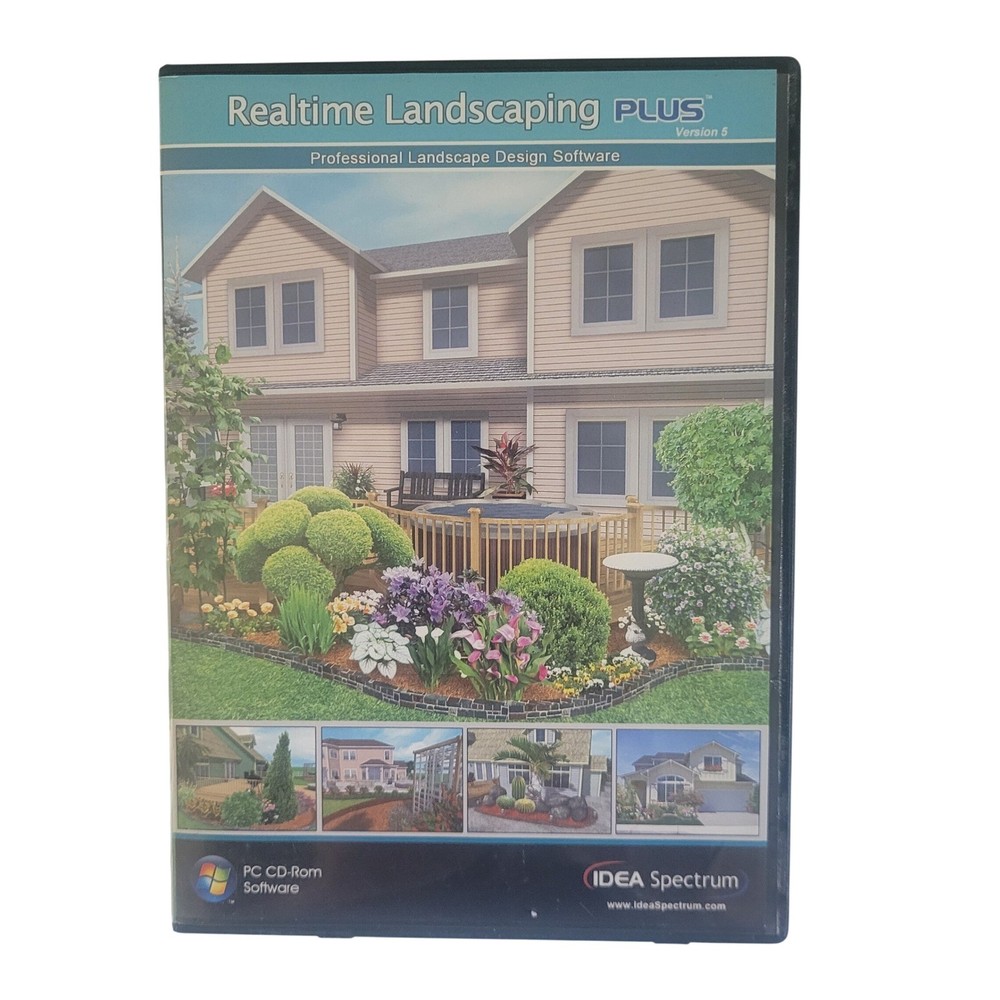 IDEA Spectrum Realtime Landscaping Plus 5 PC Software Design 3D