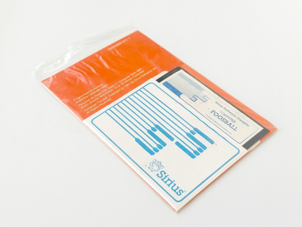 Computer Foosball - Sirius Software - 1981 / Apple II