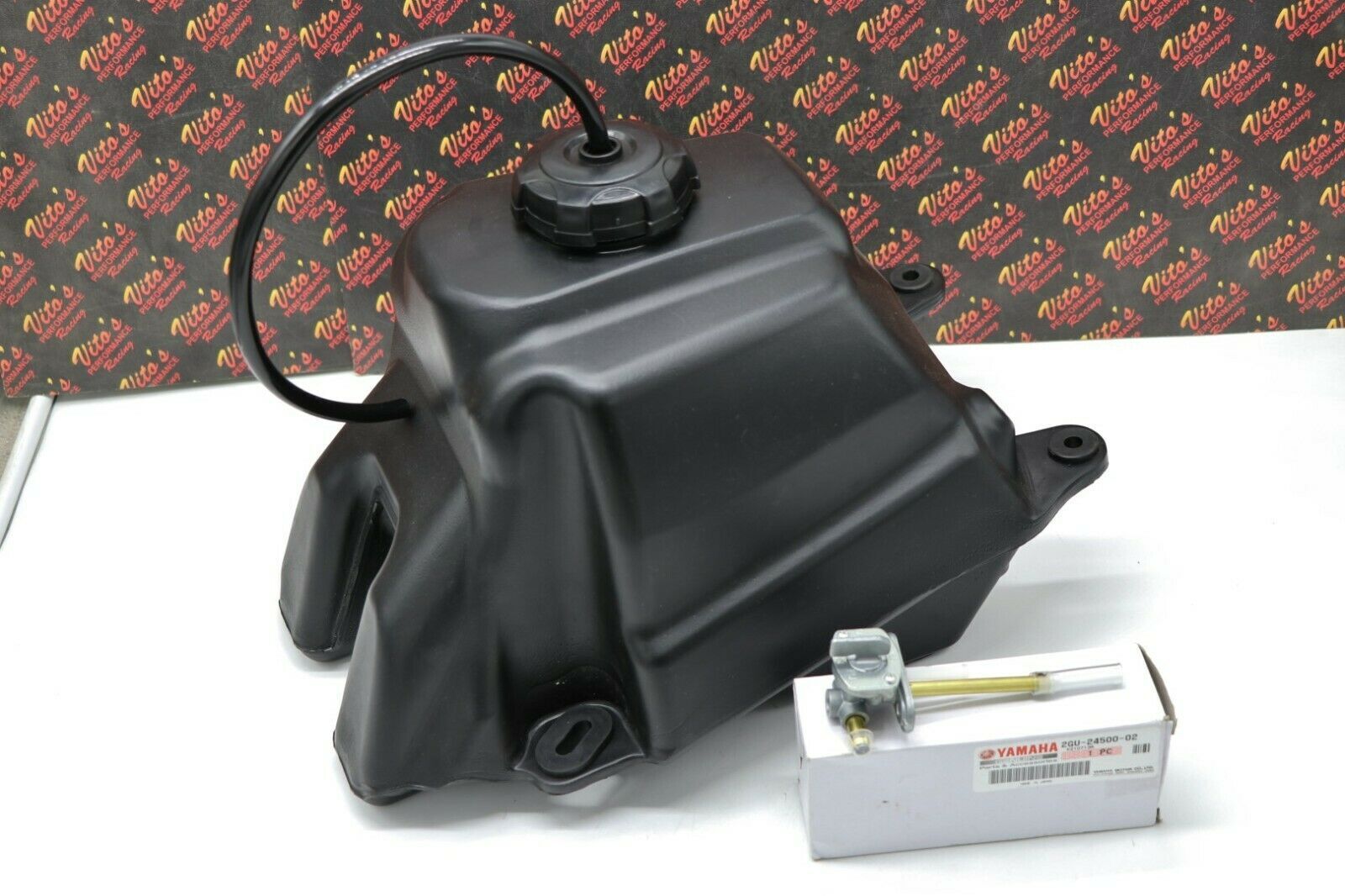 NEW YAMAHA Banshee GAS TANK + fuel cap & OEM factory petcock 1987-2006