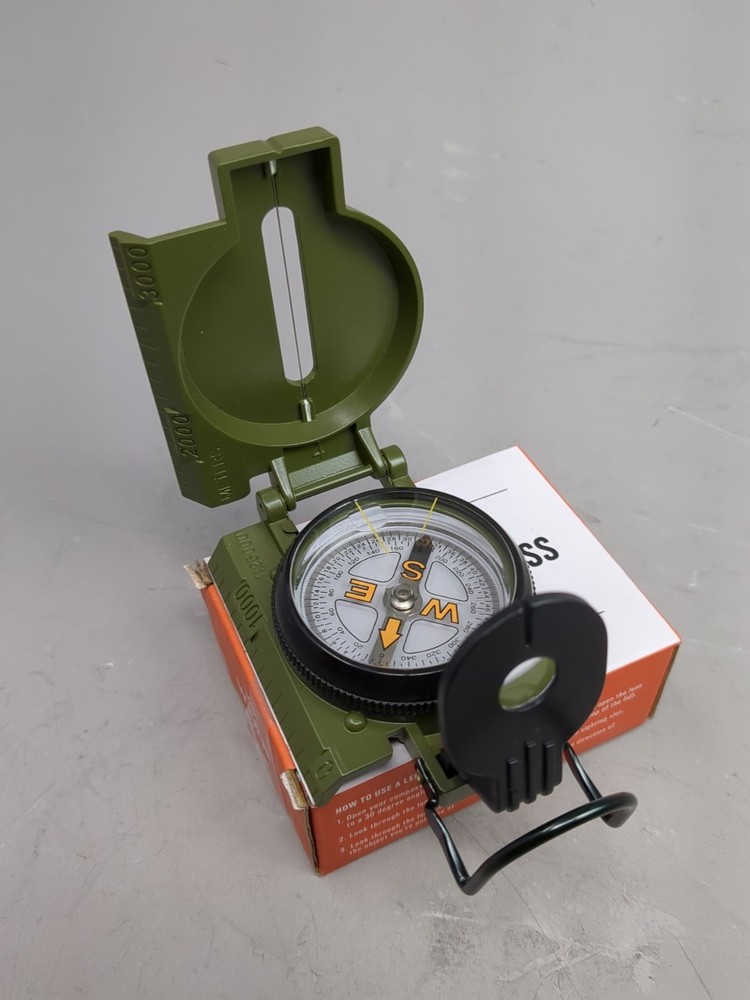 Wren Compass Green Military Style Survival Multi Function EDC