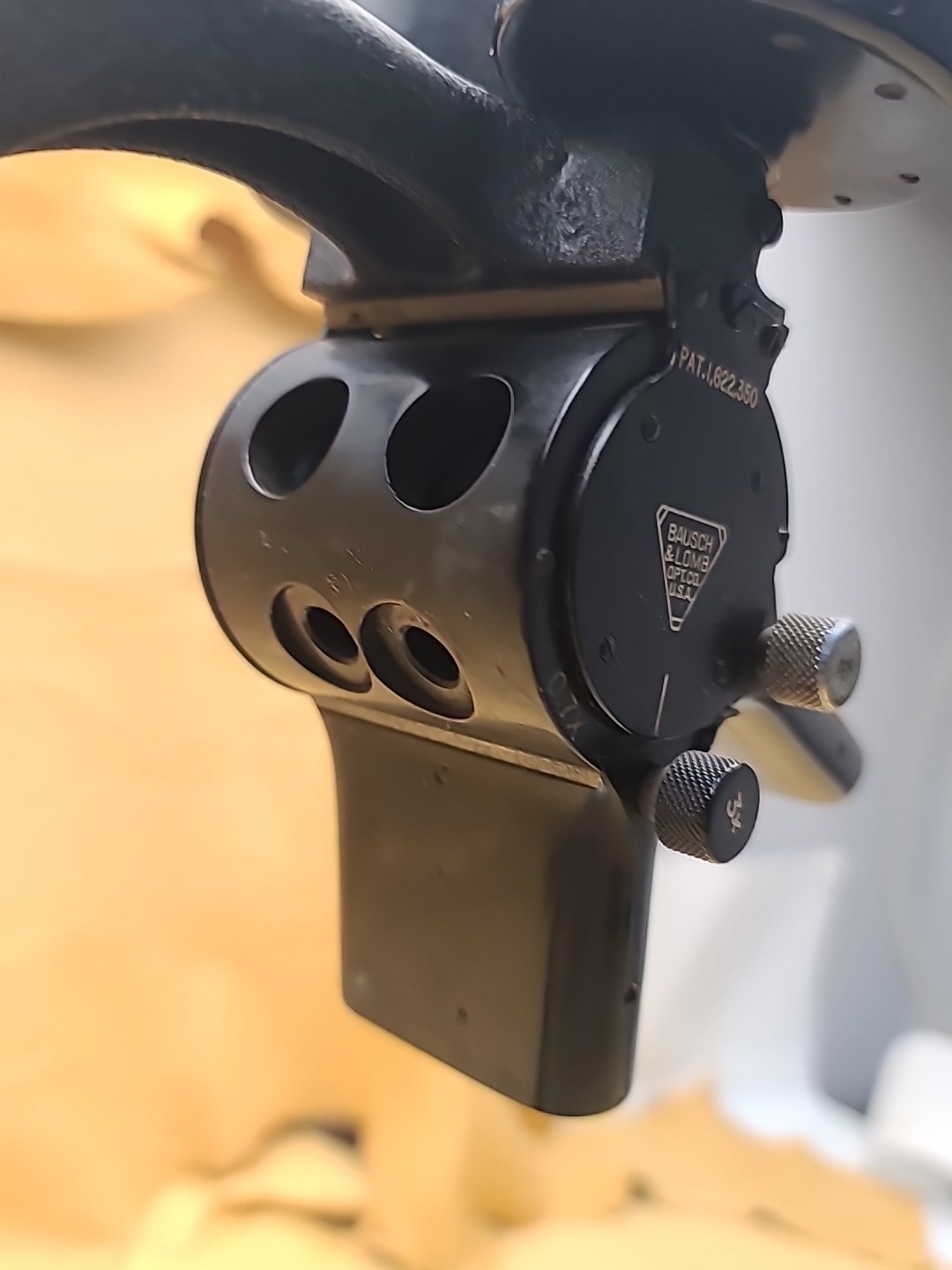 Antique Bausch & Lomb Metallurgical Microscope w/ Illuminator Scientific Lab