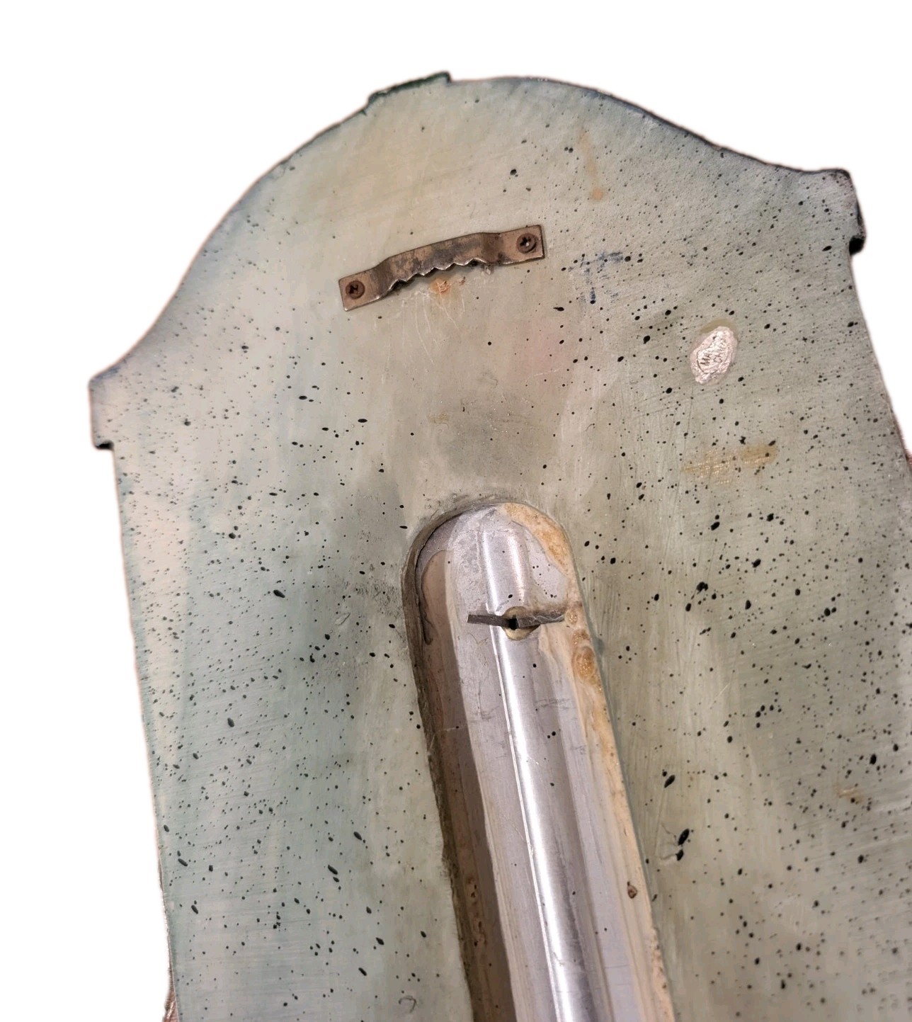 Taylor 14.5" Resin Blue Bird & Birdhouse Floral Garden Wall Hanging Thermometer