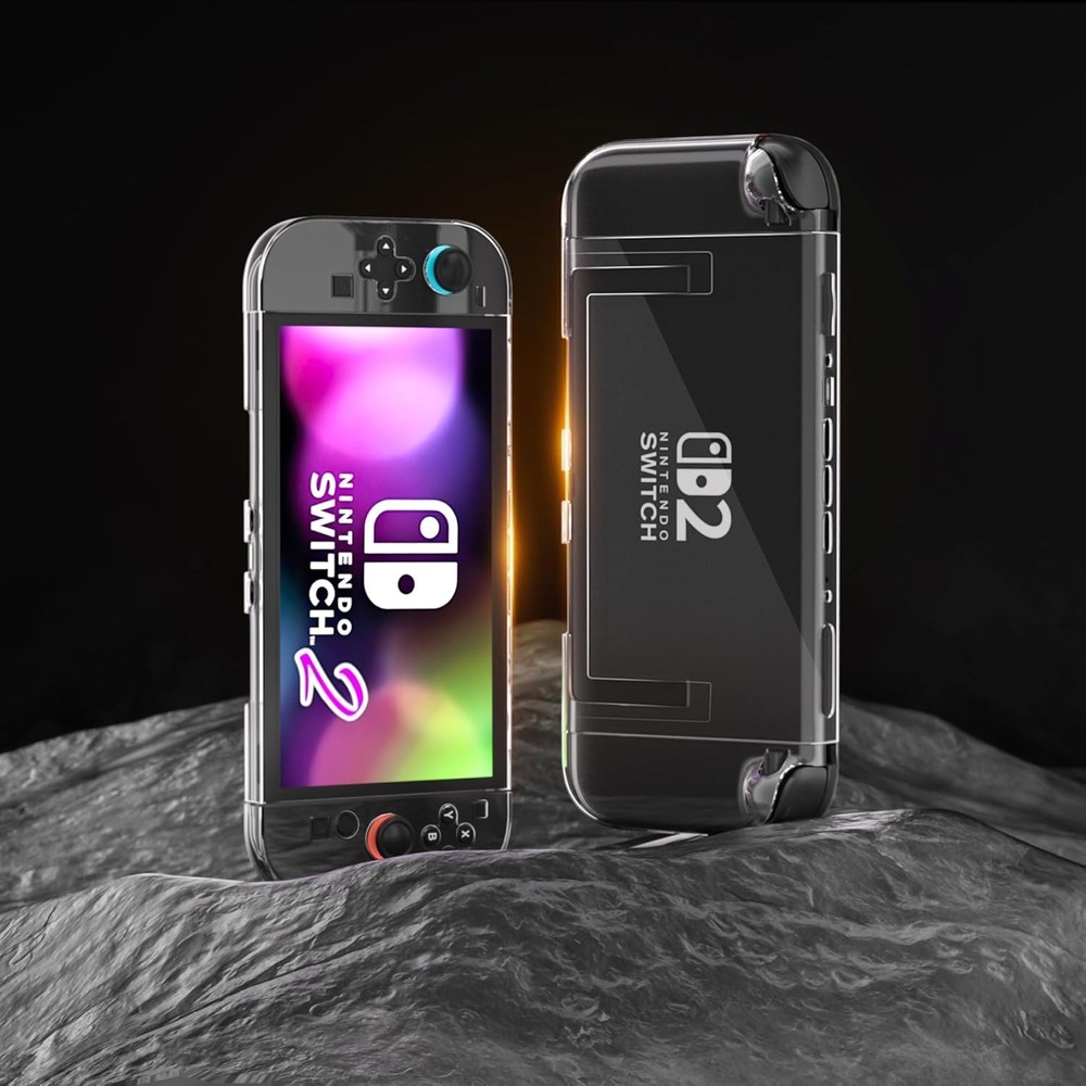 Clear Protector Case Compatible w/ Switch 2 MODEL HGS-17123 Soft Silicone