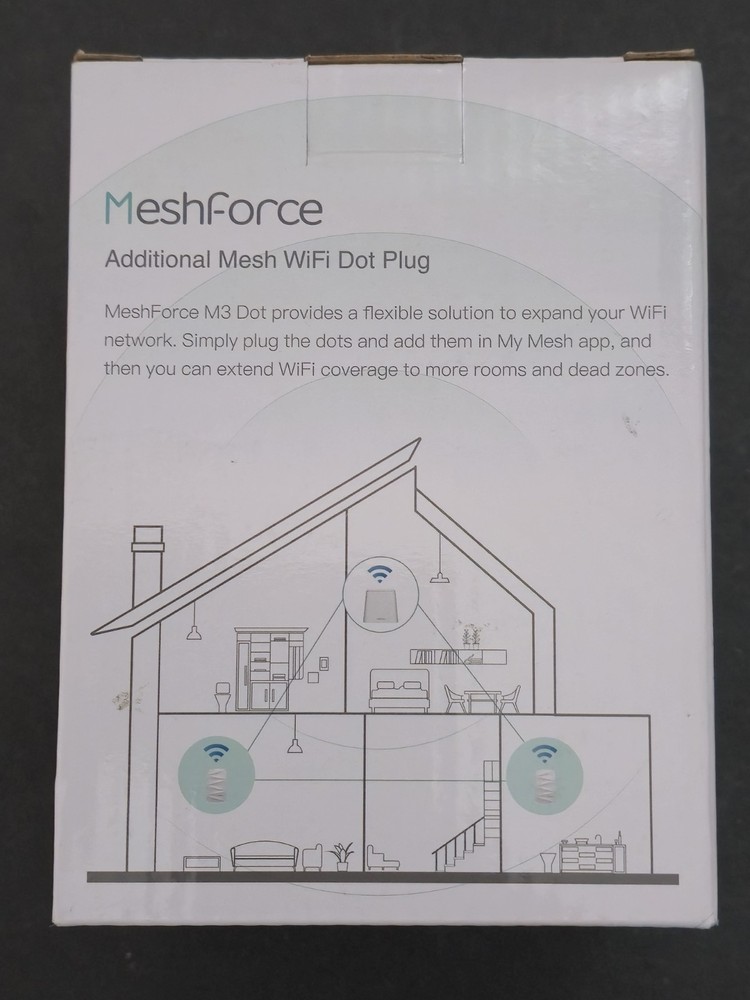 MeshForce M3 Dot Wall Plug WiFi Extender Additional Mesh WiFi Dot Plug