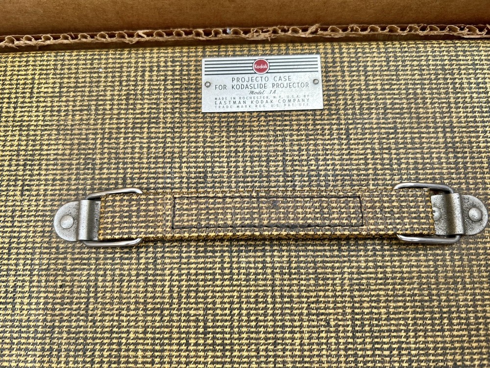 Vintage Kodaslide Model 1A Slide Projector Case AND Original Packaging