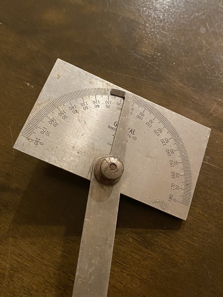 Vintage General Hardware No. 17 Machinist Protractor