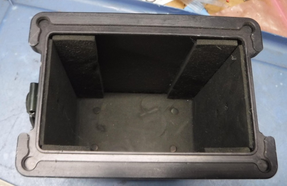PLASTIC BATTERY BOX WITH LATCHES FREE SHIPPING