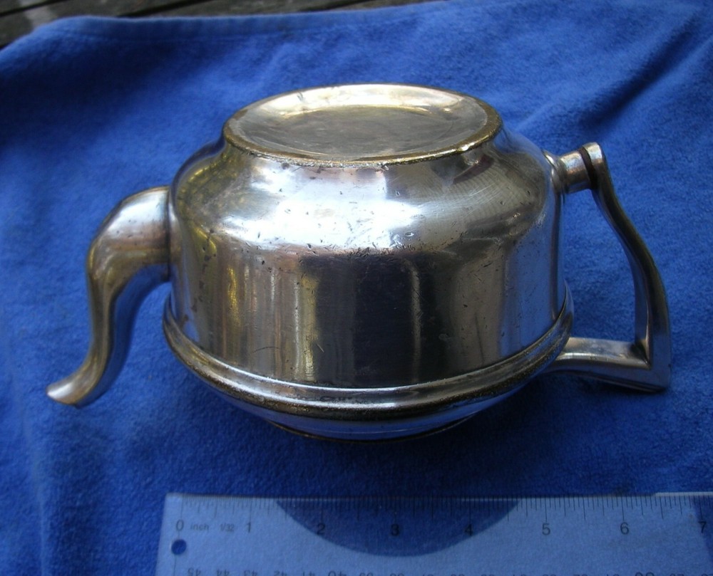 Vintage HOTEL WARE Silverplate TEAPOT-Heavy-AS IS-NR