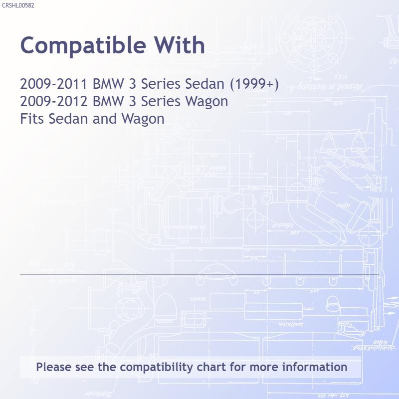 Replacement Composite Passenger Side Headlight Bracket (See compatibility Chart)