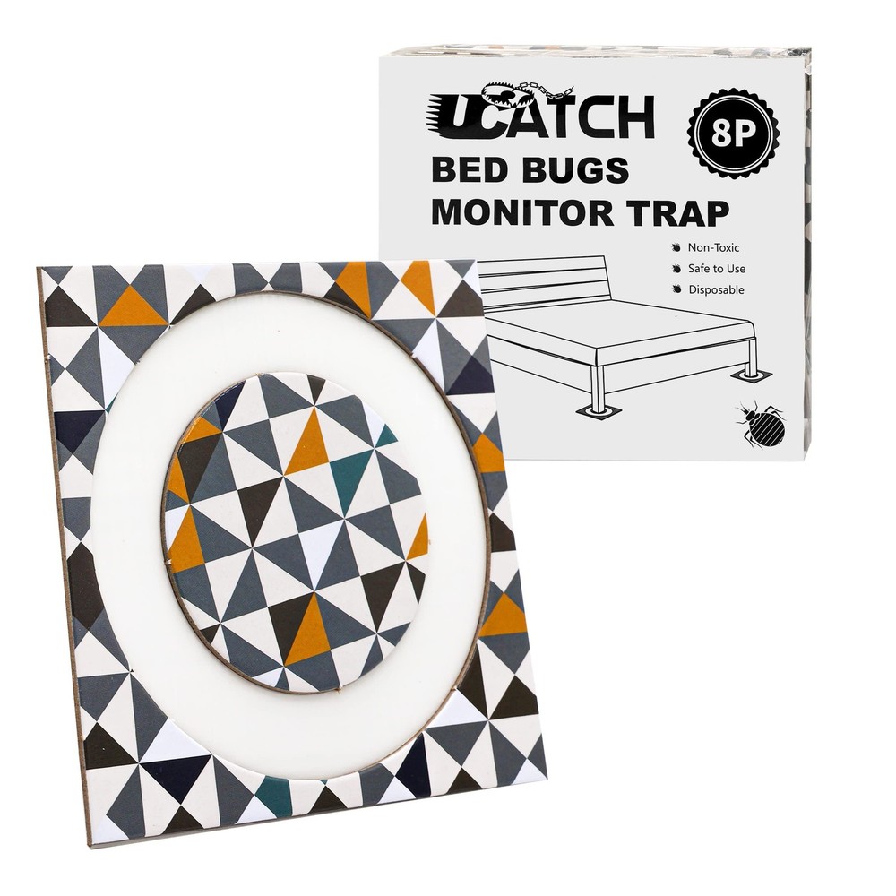 UCatch Sticky Bed Bug Trap for Bed Legs, Eco-Friendly, Safe & Reliable Bed...
