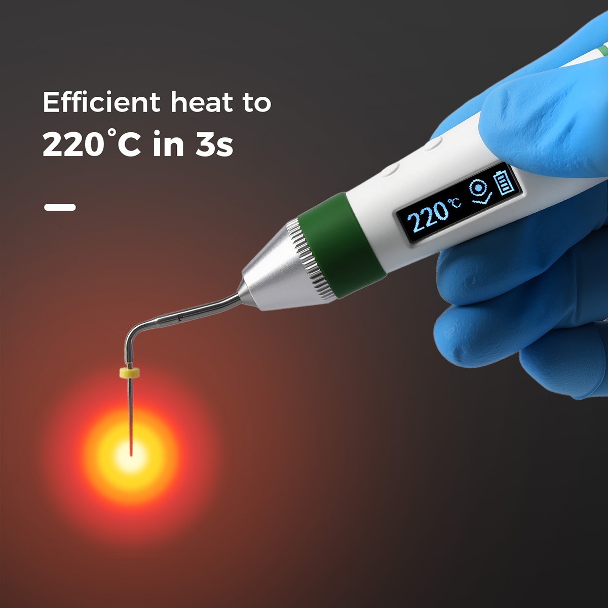 Sistema de obturación endodoncia gutapercha Dental pluma calentada para /consejo