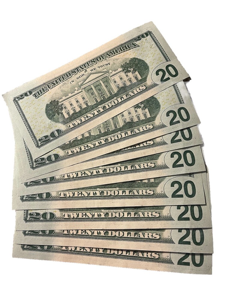 ***August 22 sequential $20 Birthday Notes 1964 Thru 1971 (8 Notes Total)***