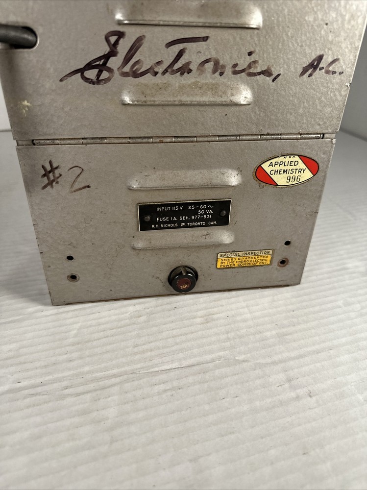 Rare Nichols Probostrobe model E116A professional lab equiment stroboscope works