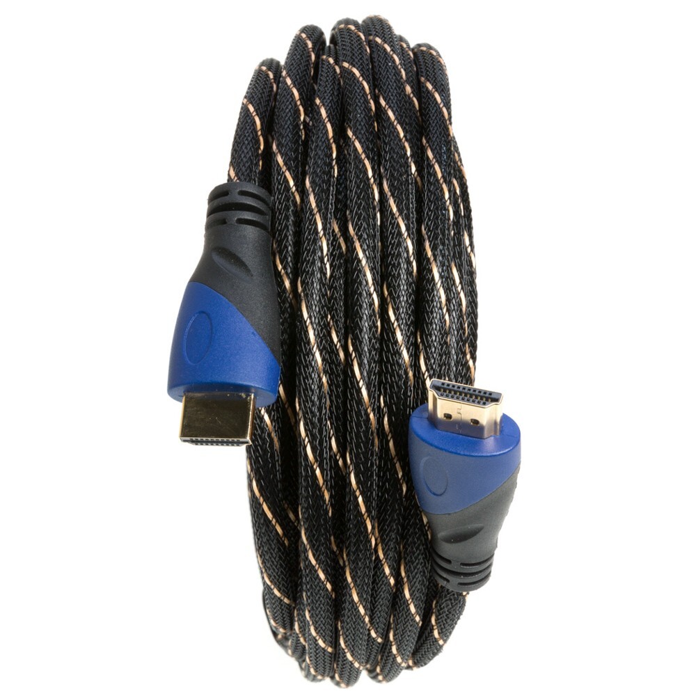 4K HDMI Premium Braided Cable 60Hz 1080P HDTV 3D PC PS5 1.5FT-50FT Multi-Pk LOT