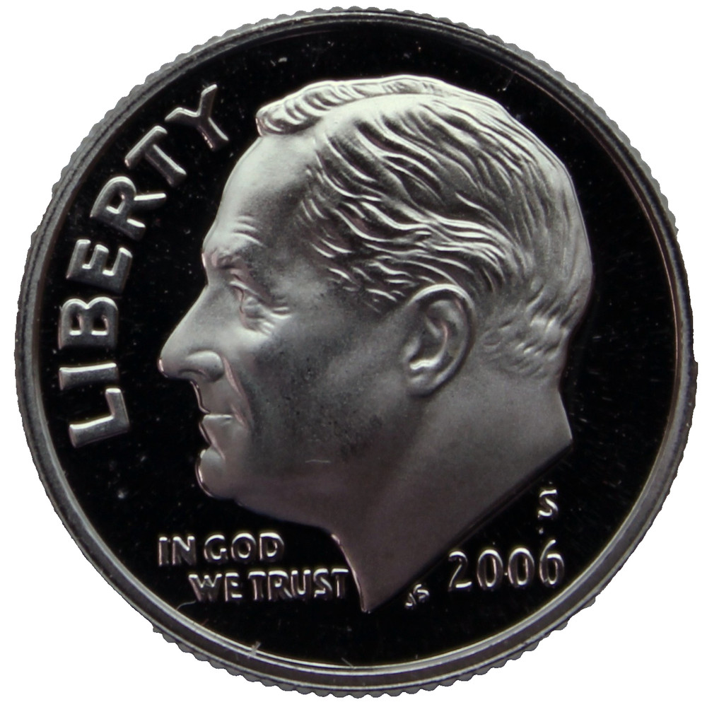2006-S Proof Roosevelt Dime