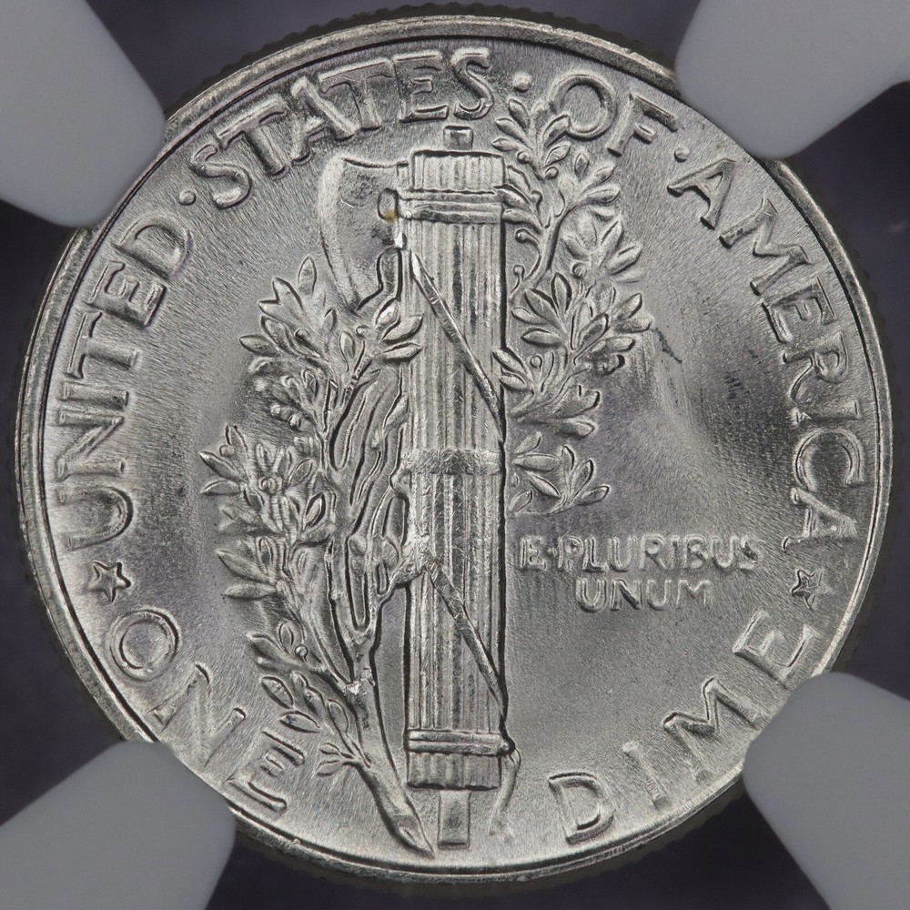 1944 10c Mercury Dime - NGC MS 67