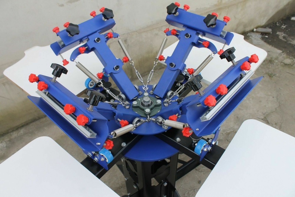 Screen Printing Kit-4 Color,Micro adjust,Graphic Design,Full Small Screen Set