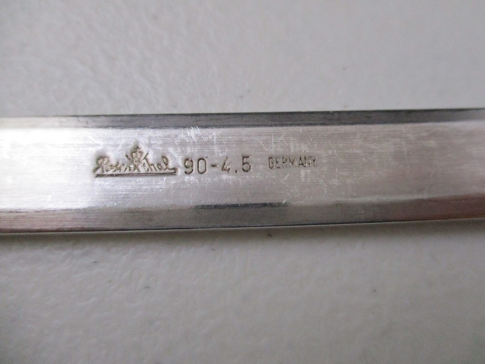 ROSENTHAL LINEAR - SILVERPLATE - SERVING FORK - 8 3/4" - 09G