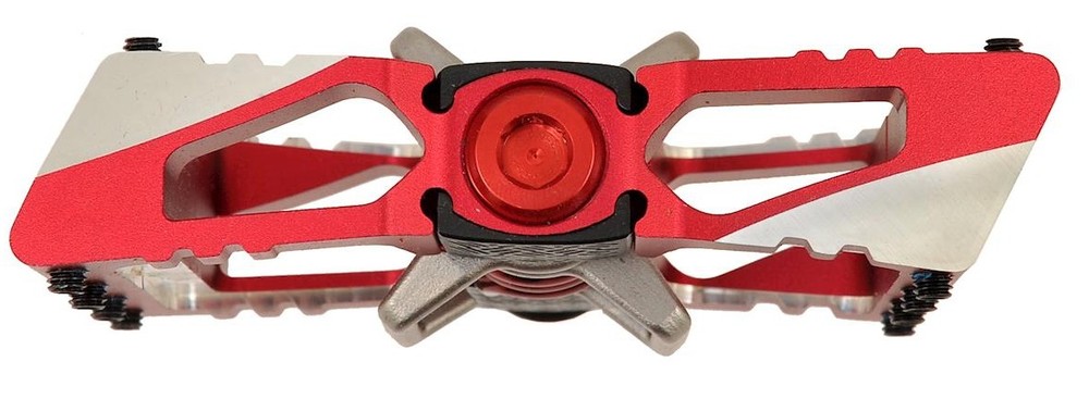 Crankbrothers Mallet DH Pedals Red/Red Spring