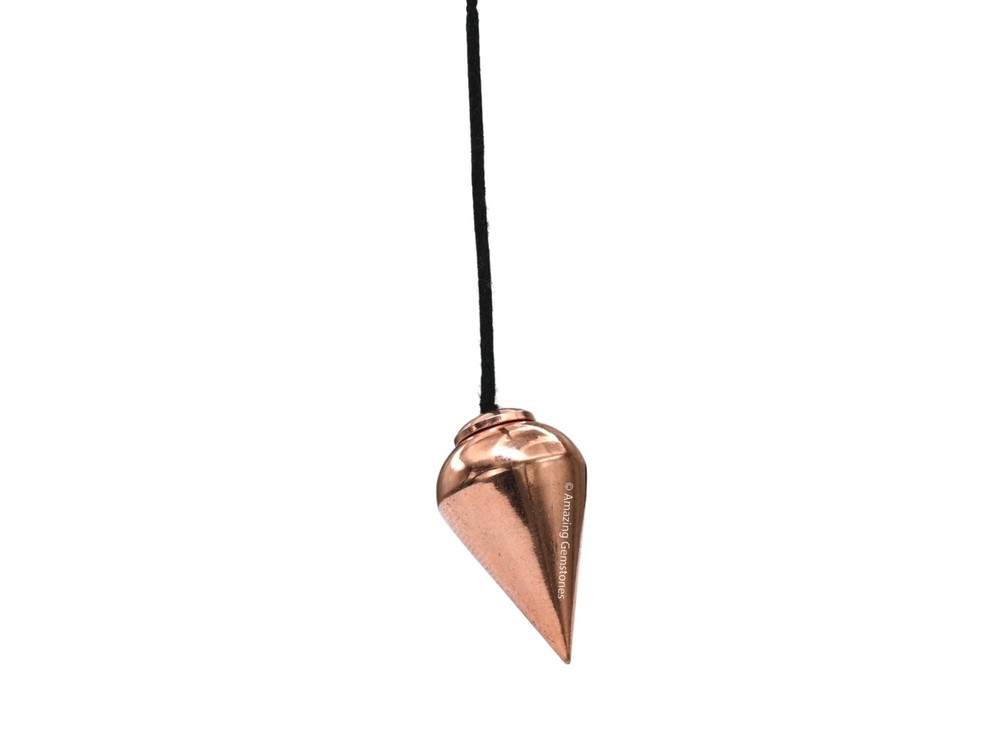 Copper Dome Cone Metal Pendulum for Divination