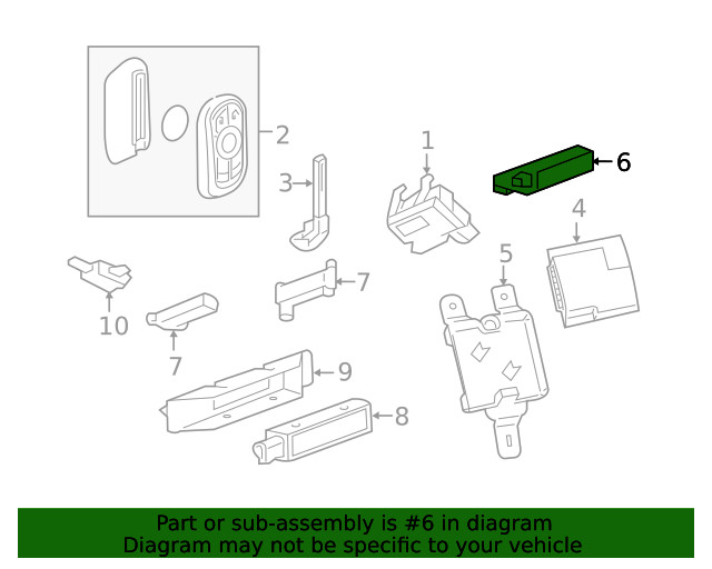Genuine GM Antenna 13580790