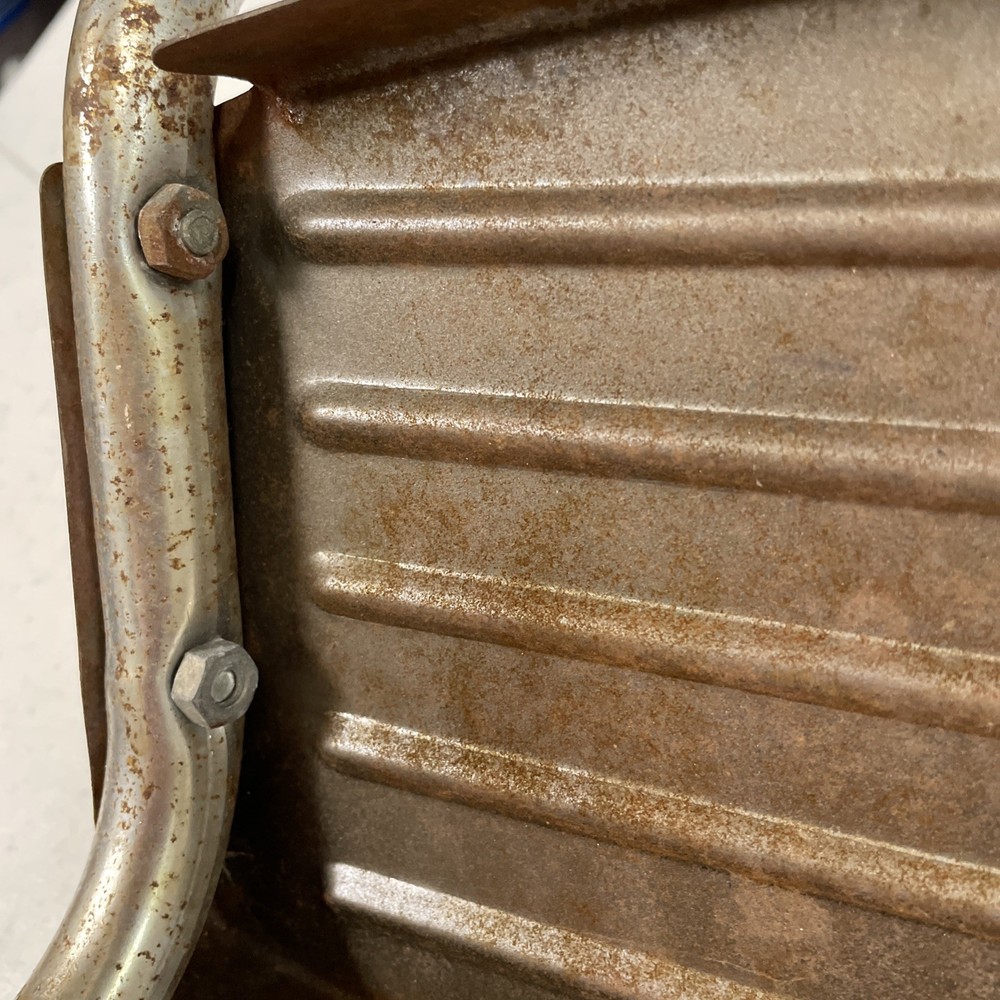 Griswold Two Step Stool Vintage Rusty Primitive Missing Nonskid Rubber ￼