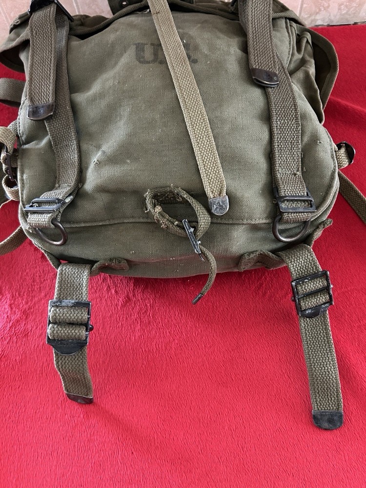US WW2 Combat Field Upper Pack M1945 Laird Schober 1945 Dated